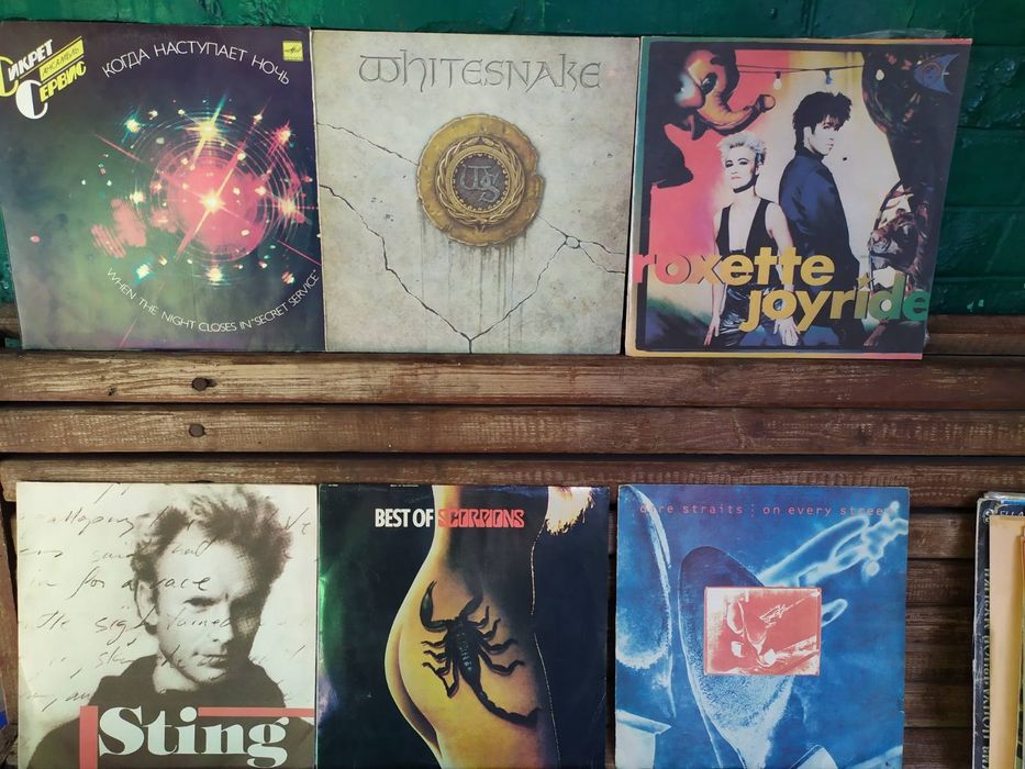 Вінілові пластинки .власна колекція, ідеал