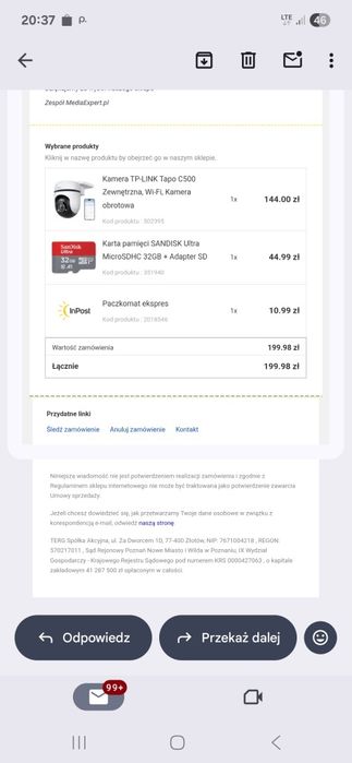Kamera tplink tapo
