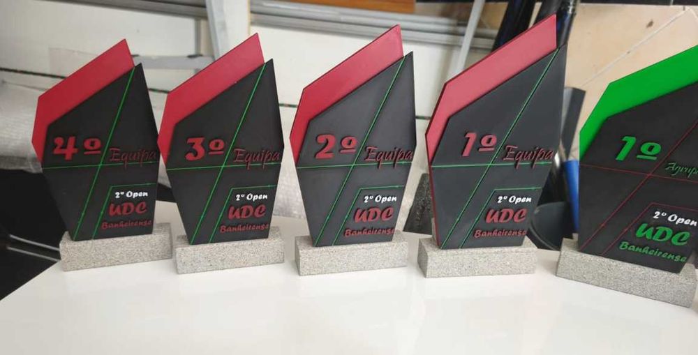 Peças decoração em 3D