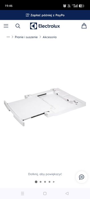 Łacznik do pralki suszarki Elektrolux AEG