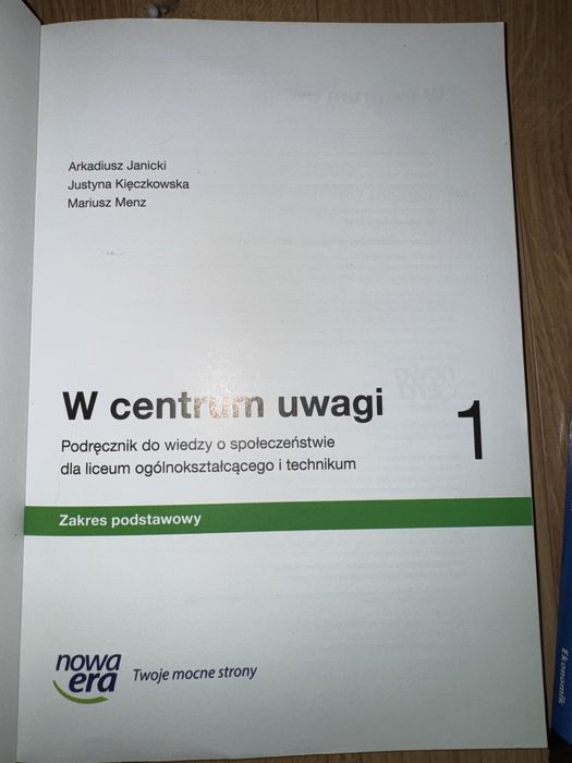 W centrum uwagi 1 Zakres podstawowy Nowa Era
