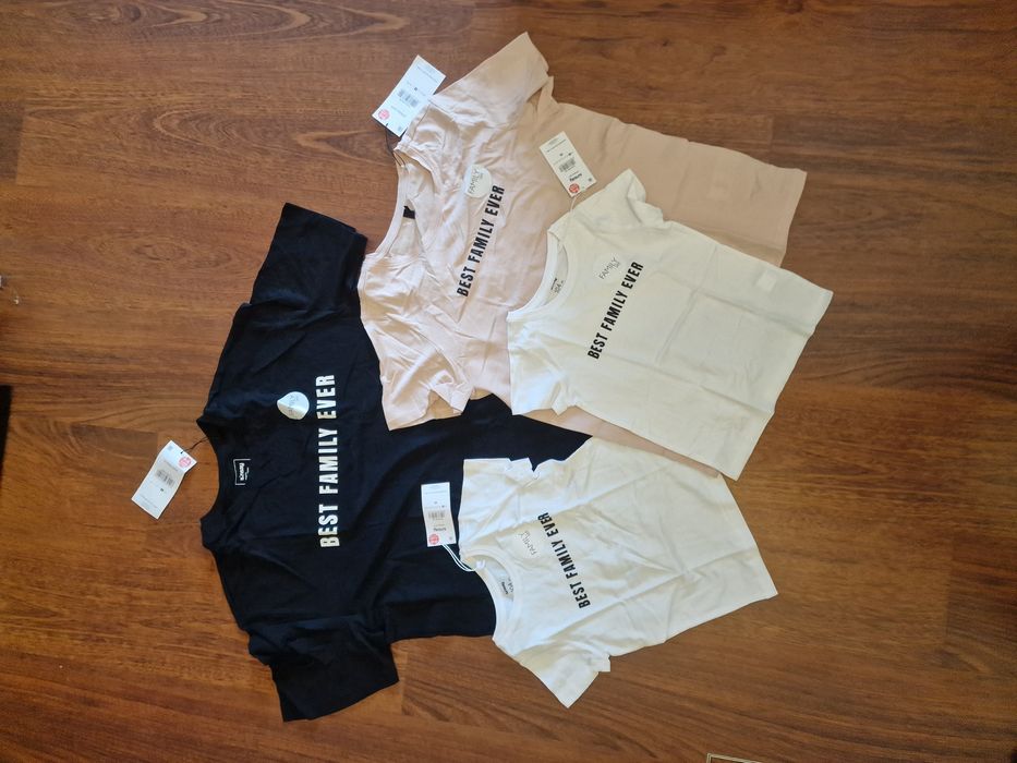 Sinsay Family Set Best Family Ever sesja zdjęciowa bliźniaki nowe