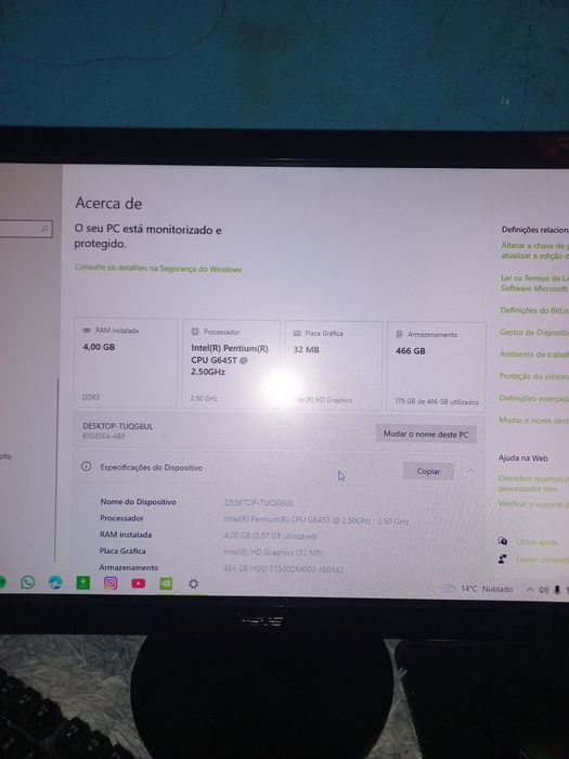 Pc para trabalho