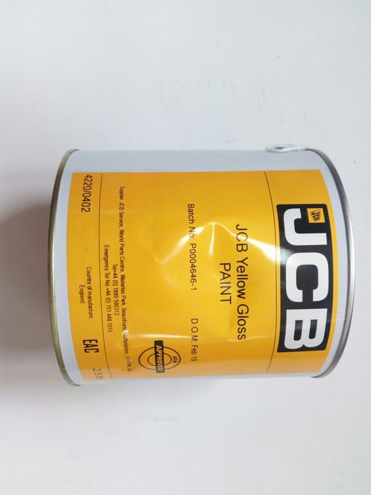 Oryginalna Farba JCB yellow gloss