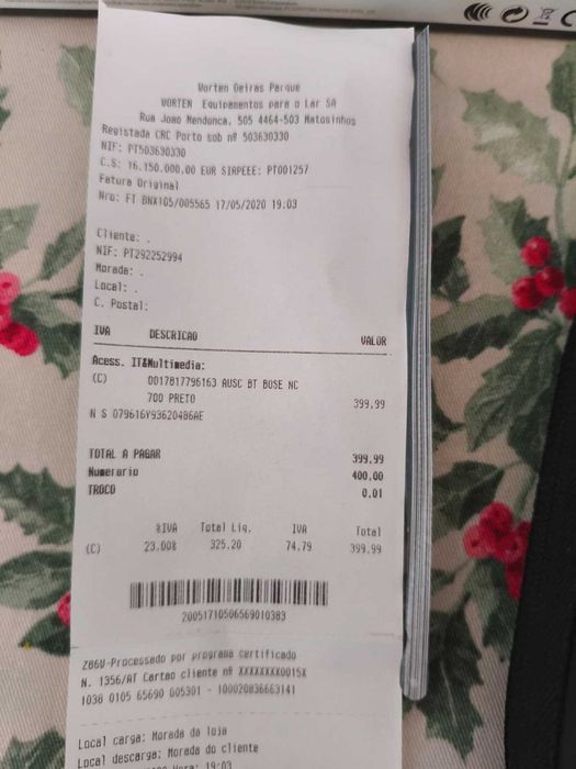 Bose Noise Cancelling Headphones 700 Preto - Impecáveis, Com Caixa