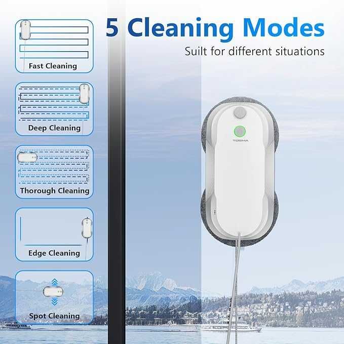 Myjka do Okien Szyb Inteligentny Robot Myjący Tosima W5 3800PA