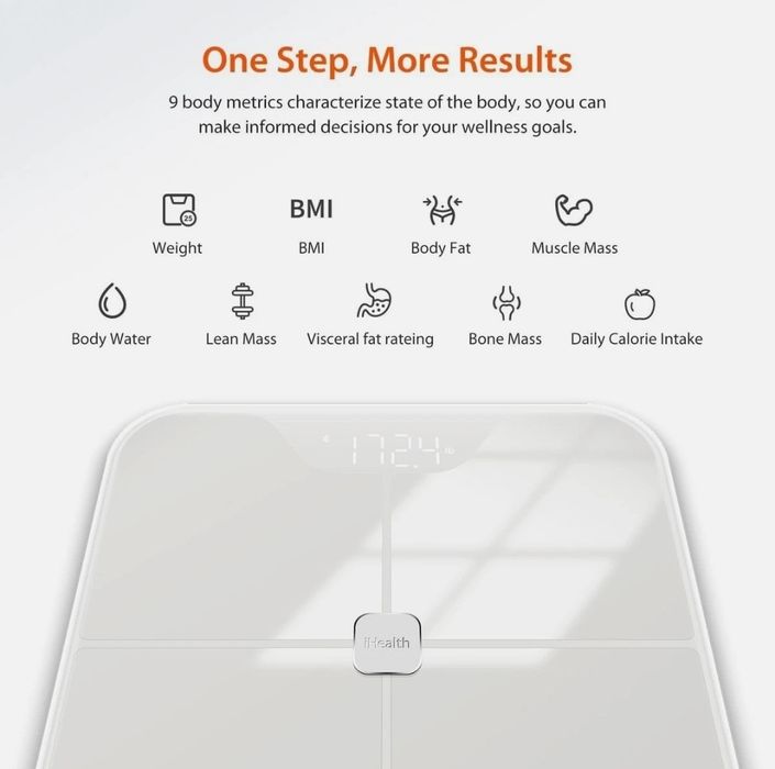 Розумні ваги Nexus IHealth FIT Smart Scale Bluetooth