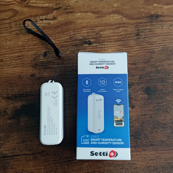 Czujnik wilgotności i temperatury Setti SS402 - bluetooth