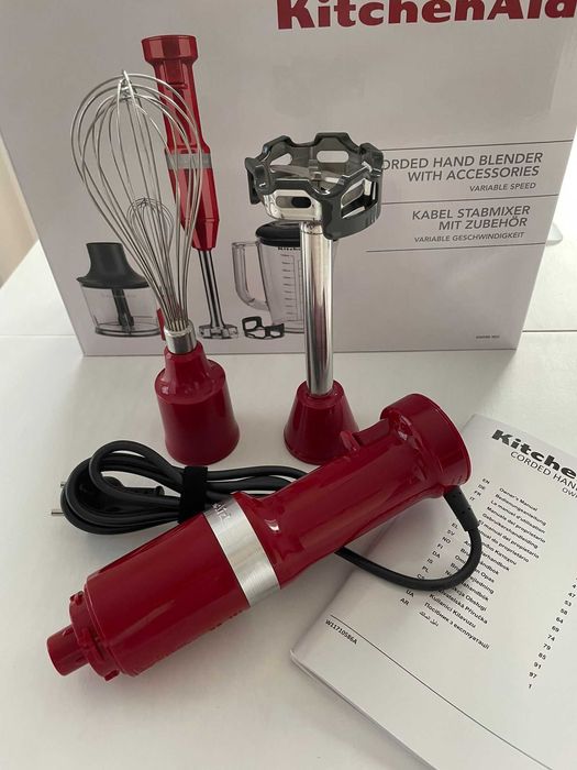 Blender - zestaw - kitchen aid - czerwony