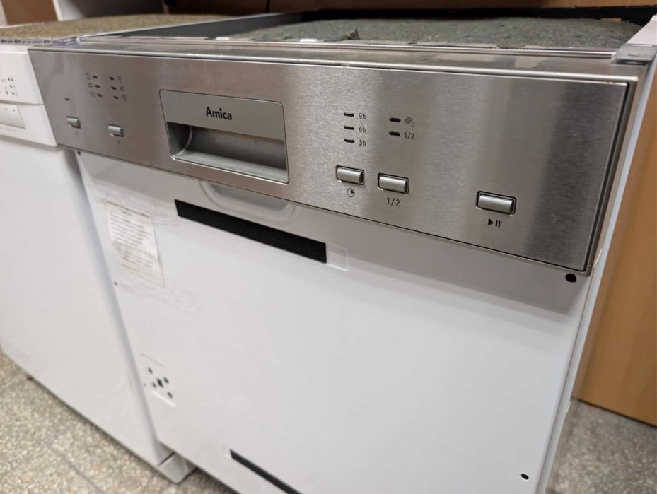 Zmywarka Amica | 60cm | Częściowa zabudowa | Srebrny panel | Gwarancja