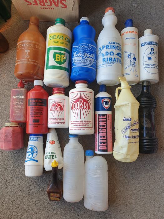 Diversas embalagens antigas