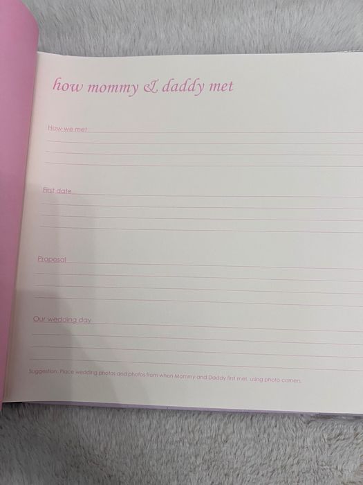 Baby Memory Print Album pamiątka