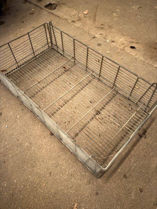 Cesto metalico galvanizado (3unid)