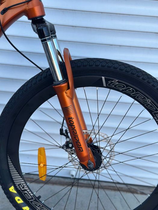 Горний алюмінієвий велосипед 26" золотий (є різні розміри та кольори)