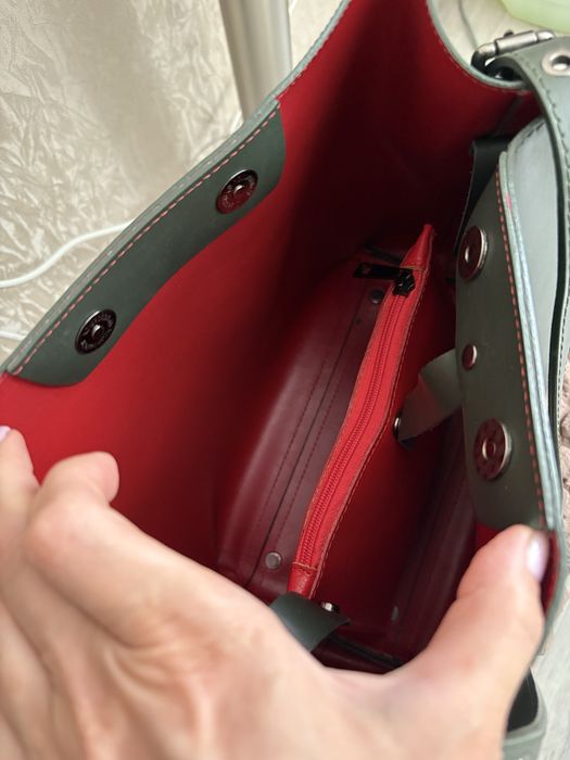 Кожаная женская сумка