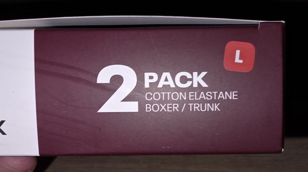 Nowy 2 pack bokserek Reebok rozm. L