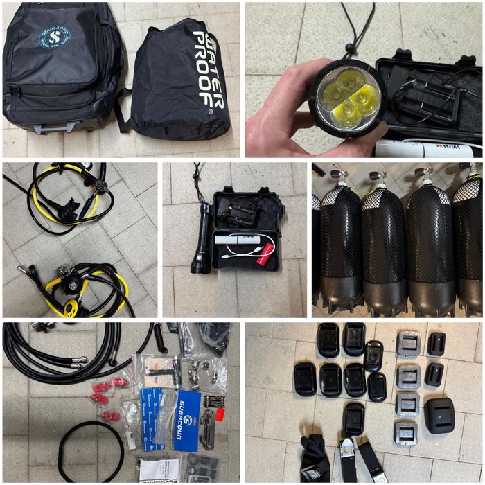 Equipamento Completo de Mergulho