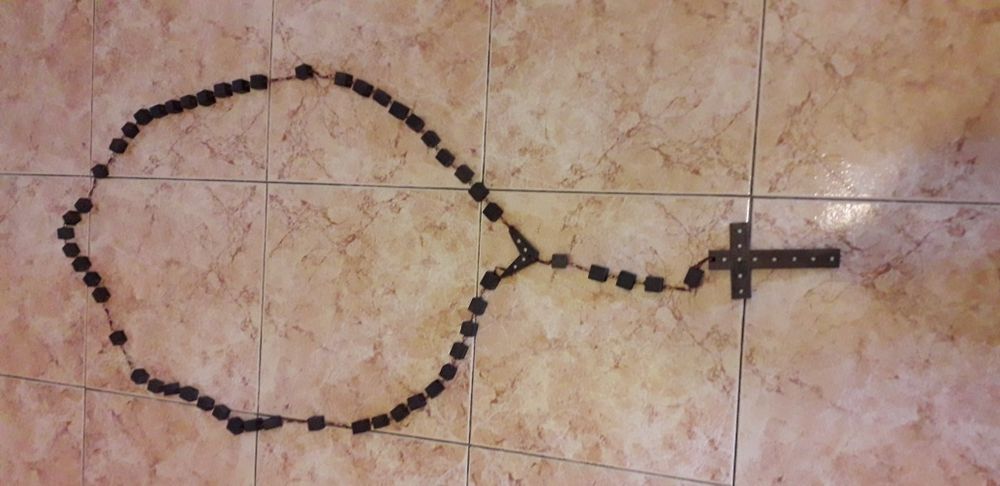 Terço em Pau Preto de Moçambique