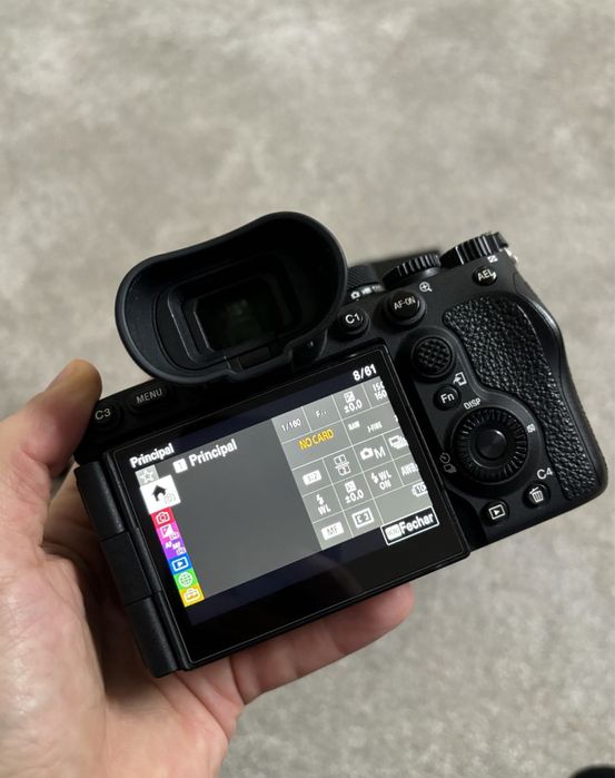 Sony A7 RV corpo impecavel com caixa e acessorios