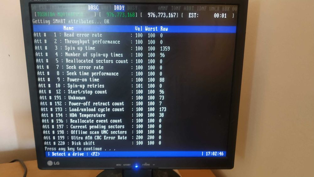 Жорсткі диски ноутбучні 500GB (HDD 2.5 Toshiba MQ01ABF050)