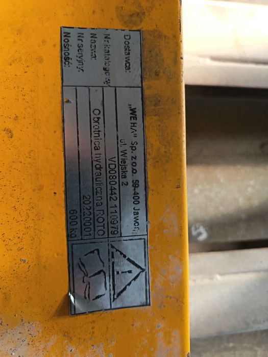 Stół hydrauliczny Roto