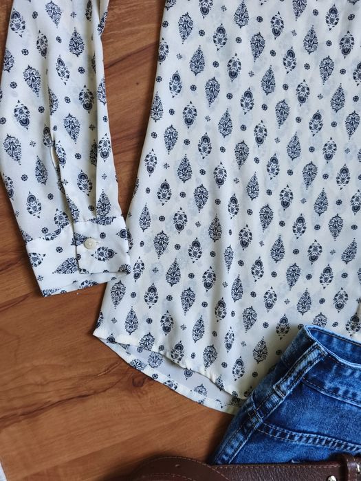 Блуза жіноча з принтом M&S р.46-48 (M-L)