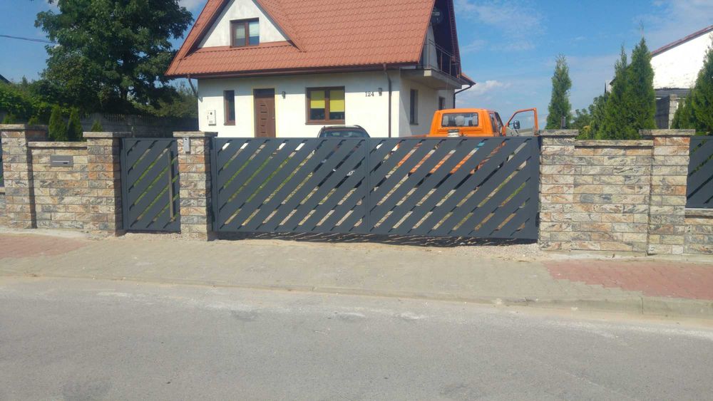 BUDOWA NOWOCZESNYCH OGRODZEŃ Murowane Panelowe Joniec Prefabrykat Elki