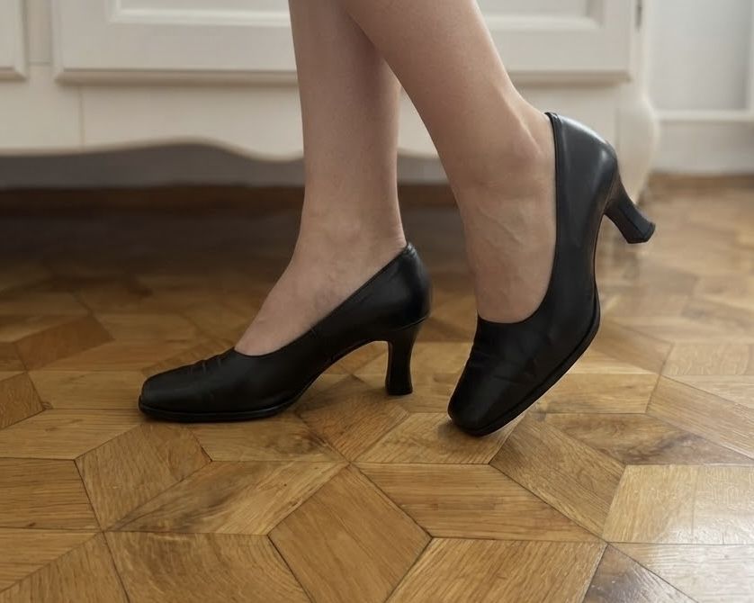* Vero Cudio* Eleganckue z naturalnej skory czołenka 38