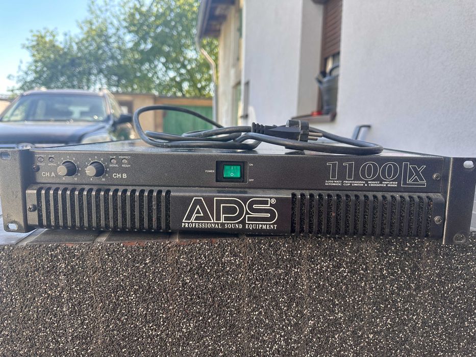 ADS LX 1100 – profesjonalna końcówka mocy 2×550 W / 4Ω – 100% sprawna, bez modyfikacji