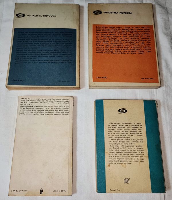 10 Książek Sci-fi / dystopia 1984, Future, My, Planeta małp itp