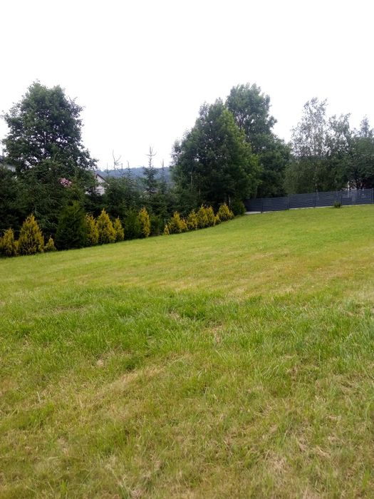 Działka budowlana 17 a ogrodzona