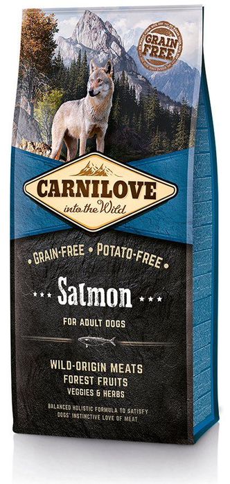 Carnilove Salmon for Adult 12 кг сухий корм для собак з лососем