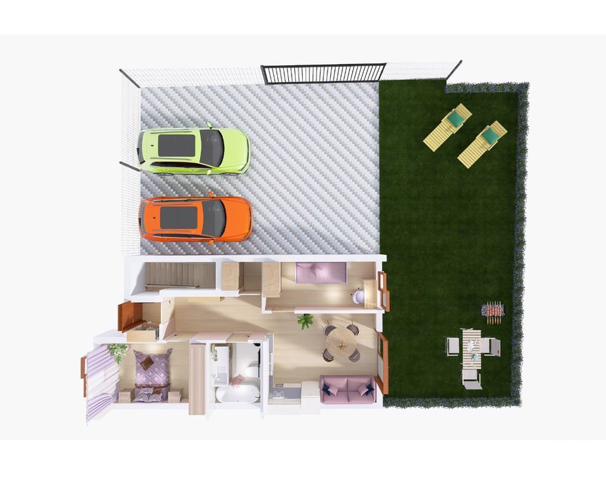 3-pokojowe + ogródek 140m2