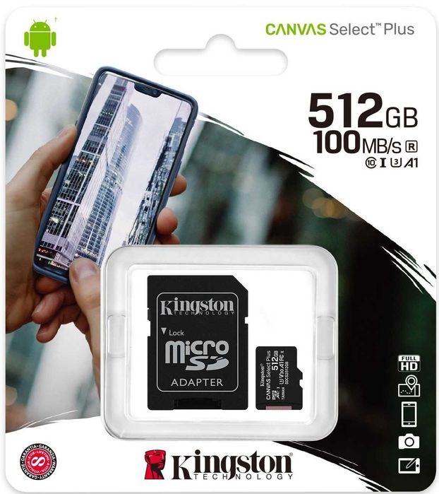 Kingston Canvas Select Plus MicroSD, envio gratuito64730030630273121