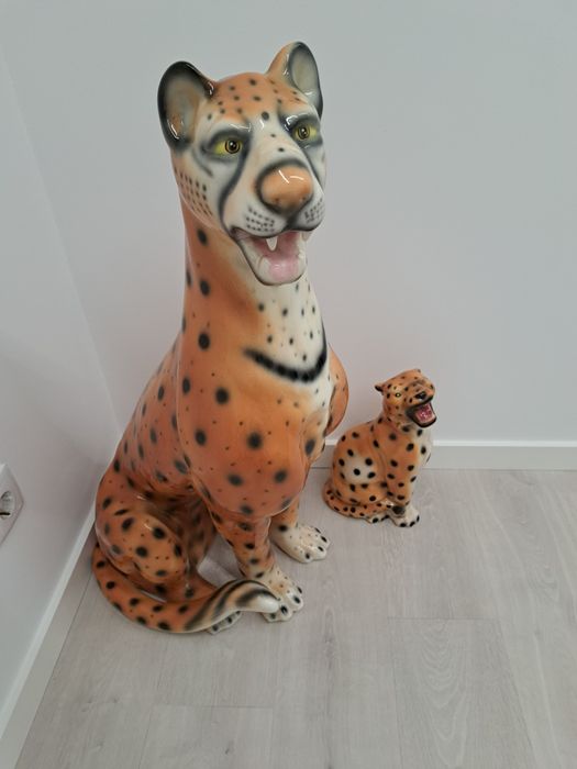 Decoração Leopardo em Loiça