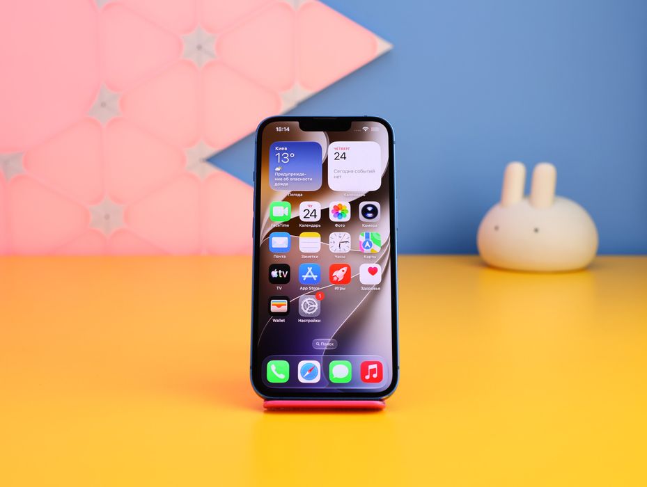 Смартфон Apple iPhone 13 128GB Blue (179545) Б/У З ГАРАНТІЄЮ