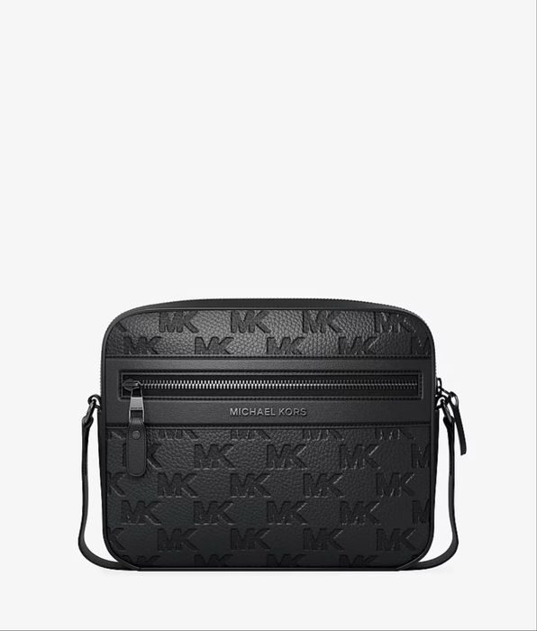 Продам Michael Kors Mens Jet Set Logo Embossed Leather Crossbody Bag