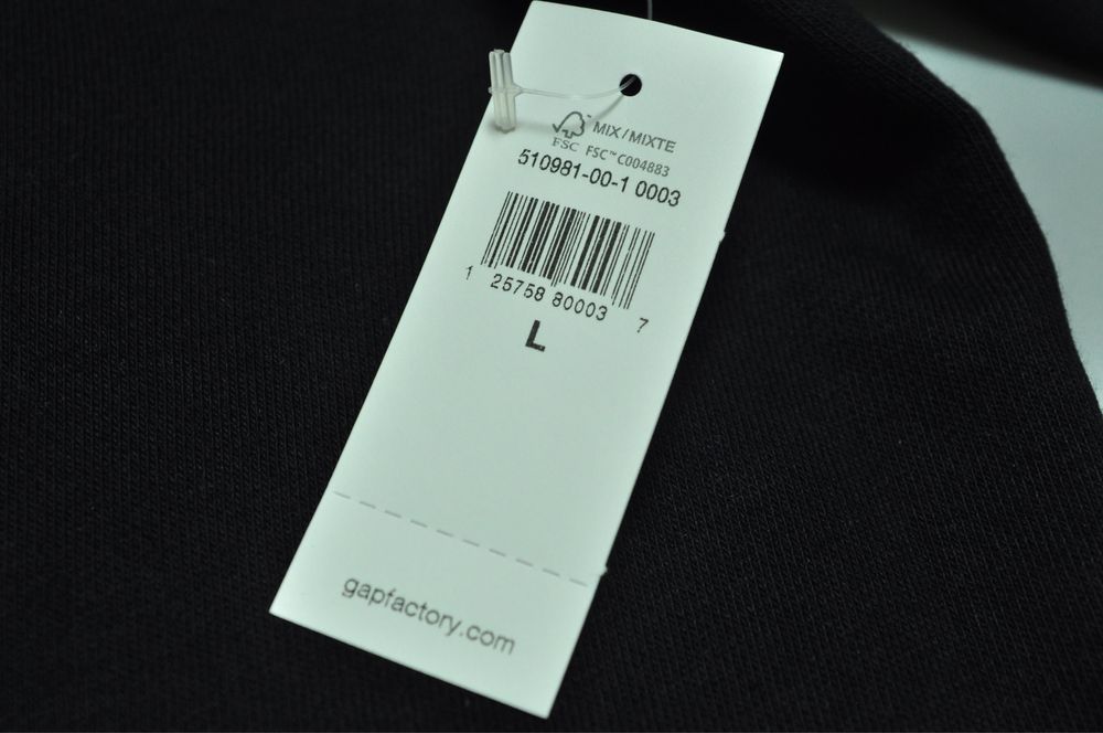 Gap оригинал новые худи кофта чёрные  (NEW) размер M