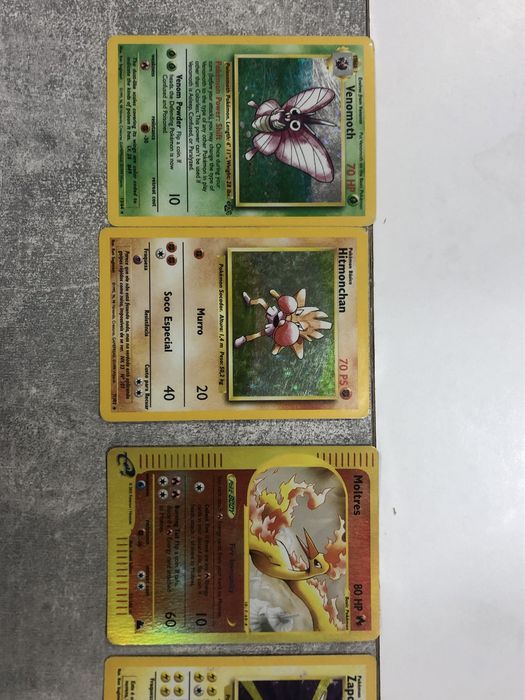 Cartas Pokémon Clássicas e Holo (Wizards / Anos 90 e 2000)