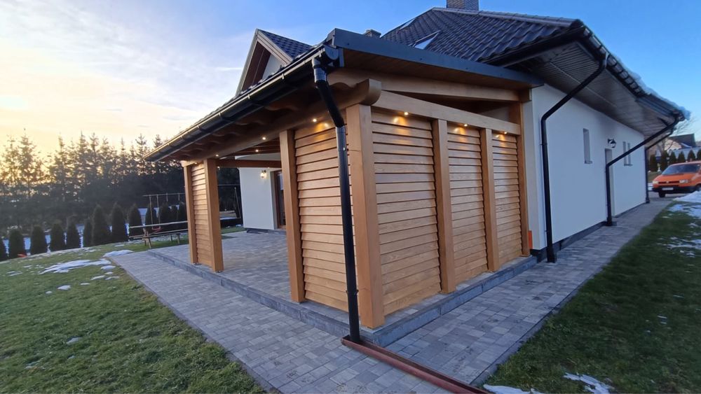 Żaluzje tarasowe producent altany, werandy, pergole tarasy Montaż