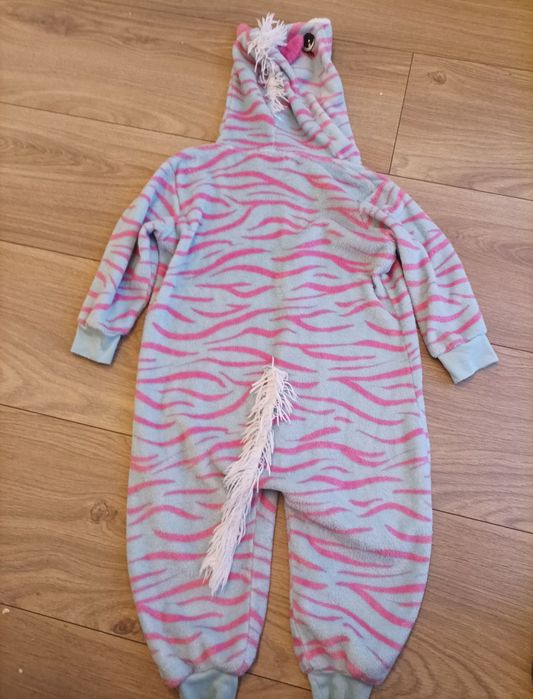 Strój zebra rozm 98-104 cm