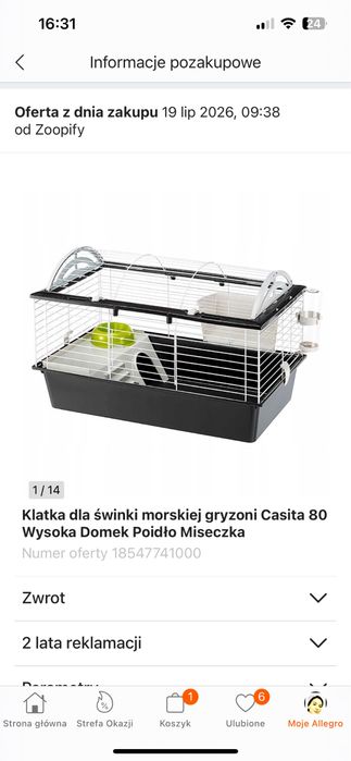 Klatka dla świnki morskiej