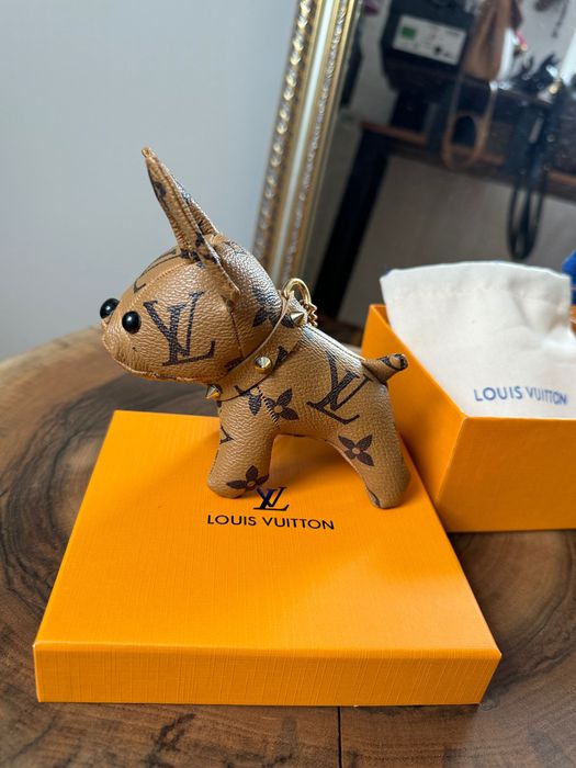 брелок louis vuitton бульдожка