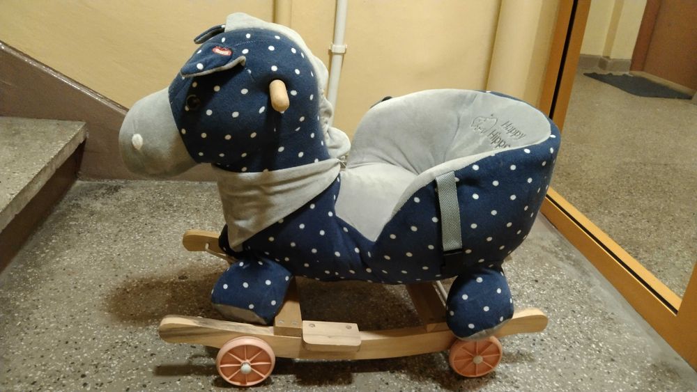 Jeździk bujak 2w1 Happy Hipo