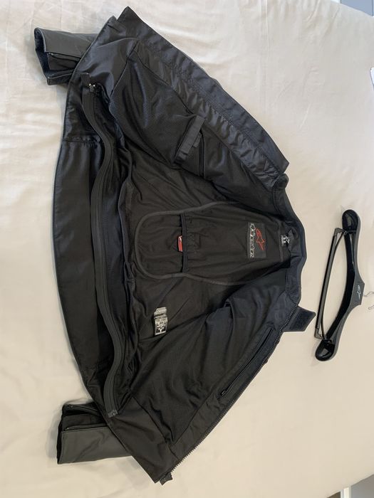 Casaco mota pele Alpinestars Faster V2, tamanho 50