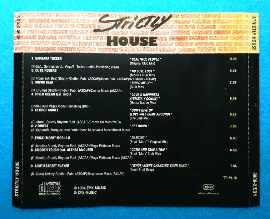 Strictly House (2xCD, 1994)