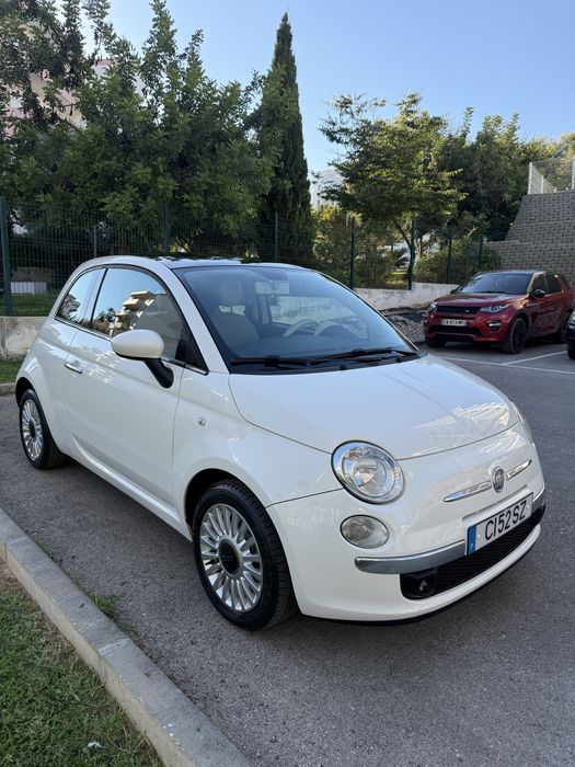 Fiat 500 Lounge • Fire 1.2 Gasolina • Teto Panorâmico • Distribuição Feita • IPO Setembro 2027 • Bem Estimado