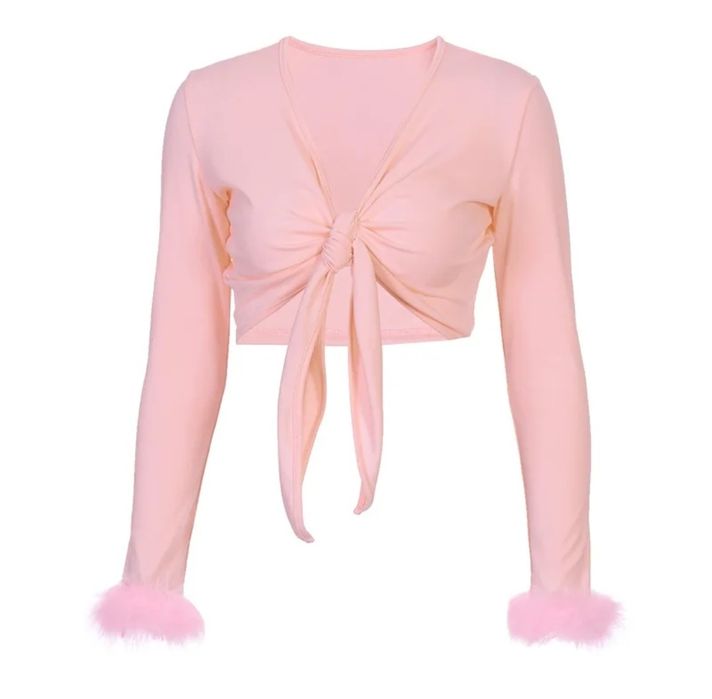 Кофточка с пушком