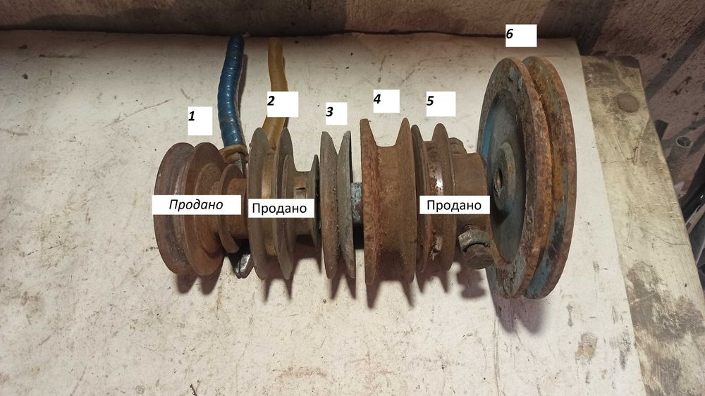 Продам шкива на электродвигатель