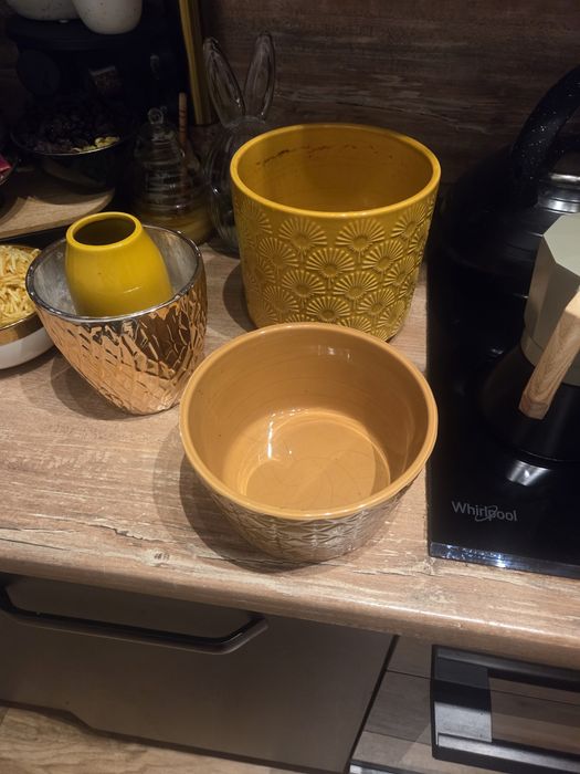 Fotel musztardowy plus gratisy
